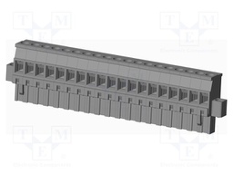 Connector: pluggable terminal block; plug; female; angled 90°
