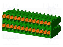 Connector: pluggable terminal block; plug; female; straight; 5.5A