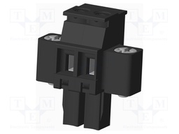 Connector: pluggable terminal block; plug; female; angled 90°
