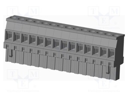 Connector: pluggable terminal block; plug; female; angled 90°