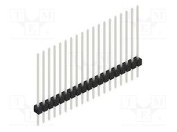 Connector: pin strips; pin header; male; PIN: 19; 2.54mm; THT; 1x19