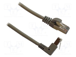Patch cord; RJ45 plug,RJ45 down angled plug; F/UTP; 6; stranded