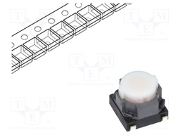 Microswitch TACT; SPST; Pos: 2; 0.02A/15VDC; SMT; none; 3.5mm; round