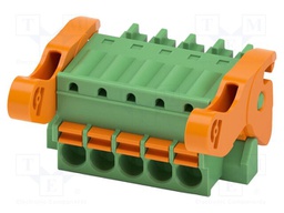 PCB connector, nominal cross section: 1.5 mm2, color: green,