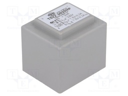 Transformer: encapsulated; 3VA; 230VAC; 7.5V; 7.5V; 0.2A; 0.2A; IP00