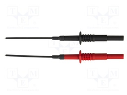 Set of measuring probes; Colour: black,red; 1A; Socket size: 4mm