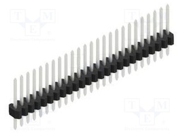 Connector: pin strips; pin header; male; PIN: 25; 1.27mm; THT; 1x25