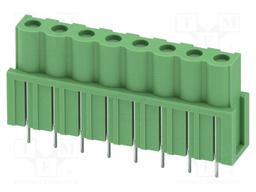 PCB headers, nominal cross section: 2.5 mm?, color: green, n