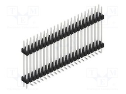 Connector: pin strips; pin header; male; PIN: 46; 2.54mm; SMT; 2x23