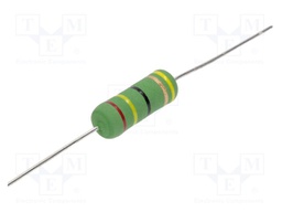 Resistor: wire-wound; high voltage; THT; 91Ω; 3W; ±5%; Ø6.5x17.5mm