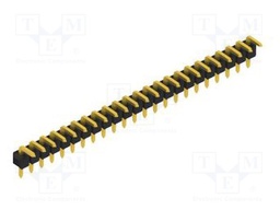 Connector: pin strips; pin header; male; PIN: 23; 2.54mm; THT; 1x23
