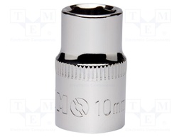 Cap; 6-angles,socket spanner; HEX 10mm; 3/8"; 28mm