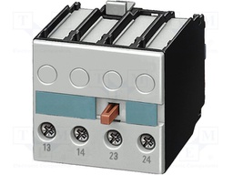 Auxiliary contacts; Series: 3RH10,3RT10; Leads: screw terminals