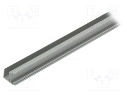 Profiles for LED modules; edge; natural; L: 1m; aluminium