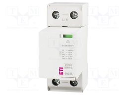 Surge arrester; Type 1+2; Poles: 1; In 8/20us: 100kA; -40÷85°C