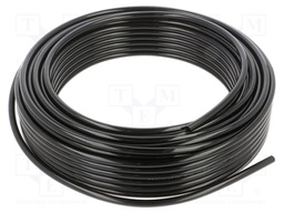 Pneumatic tubing; 11bar; L: 25m; polyurethane; Flowmatik; black