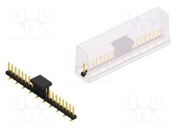 Connector: pin strips; pin header; male; PIN: 20; 2mm; SMT; 1x20