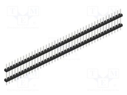 Connector: pin strips; pin header; male; PIN: 41; 2mm; THT; 1x41