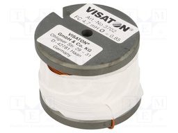 Inductor: coil; 4.7mH; 0.6Ω; 5.7A; Ø: 40mm; H: 30mm; Øcore: 0.85mm