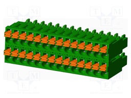 Connector: pluggable terminal block; plug; female; straight; 5.5A