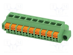 PCB connector, nominal cross section: 2.5 mm2, color: green,