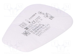 Dust filter; Protection class: P2 R; Series: 5000