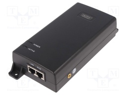 PoE power supply unit; active; PnP,PoE (PoE); 100m; 60W