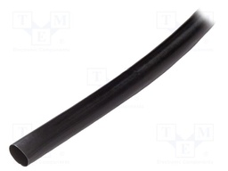 Heat shrink sleeve; glueless; 2: 1; 12.7mm; black; polyolefine