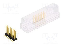 Connector: pin strips; pin header; male; PIN: 14; 2.54mm; SMT; 2x7