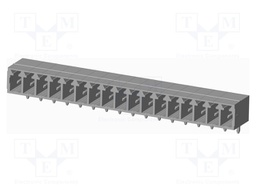 Connector: pluggable terminal block; socket; male; on PCBs