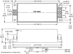 Power supply: switched-mode; 60W; 12VDC; 5A; OUT: 1; 104x40x28.5mm