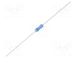 Resistor: thin film; THT; 2.67kΩ; 600mW; ±5%; Ø2.5x6.5mm; 50ppm/°C