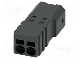 PCB connector, nominal cross section: 0.5 mm?, color: black,