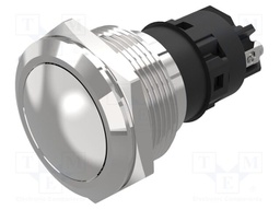 Switch: vandal resistant; Pos: 2; SPDT; 3A/240VAC; 3A/240VDC; Ø22mm