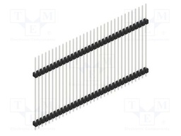 Connector: pin strips; pin header; male; PIN: 33; 2.54mm; THT; 1x33