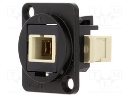 Connector: fiber optic; coupler; multi mode simplex (MM)