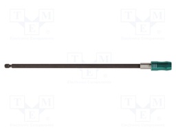 Holders for screwdriver bits; Socket: 1/4"; Overall len: 250mm