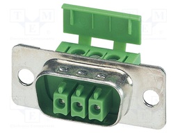 PCB connector, nominal cross section: 1.5 mm?, color: green,
