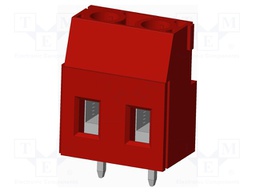 Connector: PCB terminal block; terminal; Plating: tinned; on PCBs
