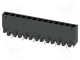 PCB headers, nominal cross section: 4 mm2, color: black, nom