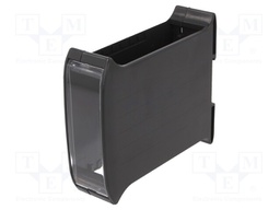 Enclosure: for DIN rail mounting; ABS