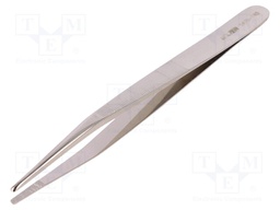 Tweezers; 140mm; Blades: straight; Blade tip shape: round