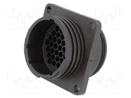 Socket; male; PIN: 37; w/o contacts; CPC Series 1; Case: size 23