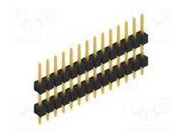 Connector: pin strips; pin header; male; PIN: 14; 2.54mm; THT; 1x14
