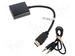 Adapter; HDCP,HDMI 1.3; 0.15m; black