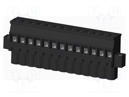 Connector: pluggable terminal block; plug; female; angled 90°