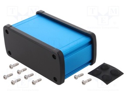 Enclosure: multipurpose; X: 115.1mm; Y: 69mm; Z: 51.6mm; aluminium