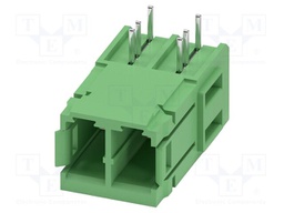PCB headers, nominal cross section: 6 mm?, color: green, nom