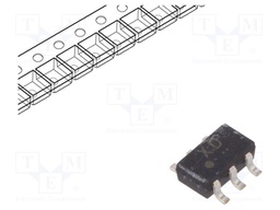 Transistor: NPN x2; bipolar; BRT; 50V; 0.1A; 0.3W; SM6; R1: 2.2kΩ