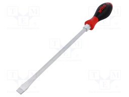 Screwdriver; slot; Size: 14,0x2,5mm; assisted with a key